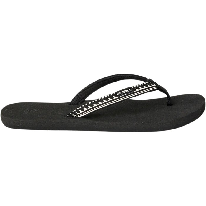 Rip Curl Mujer Black 2024 Chanclas Freedom Bloom Con Puntera Abierta 150WOT - / Off White